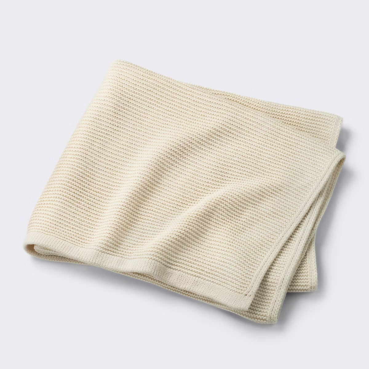 Embroidered Knit Baby Blanket