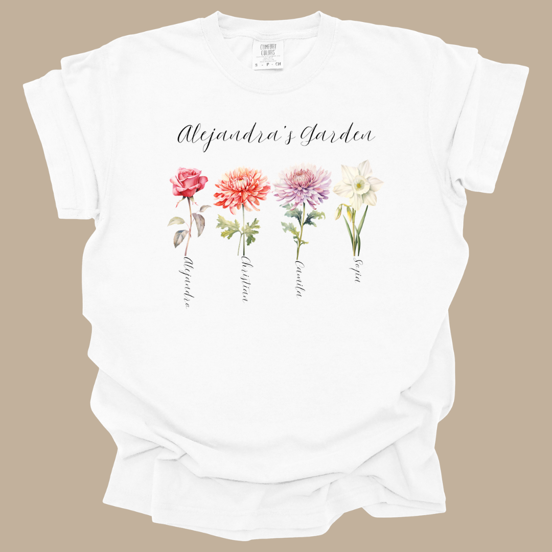 Birth Flower Shirt